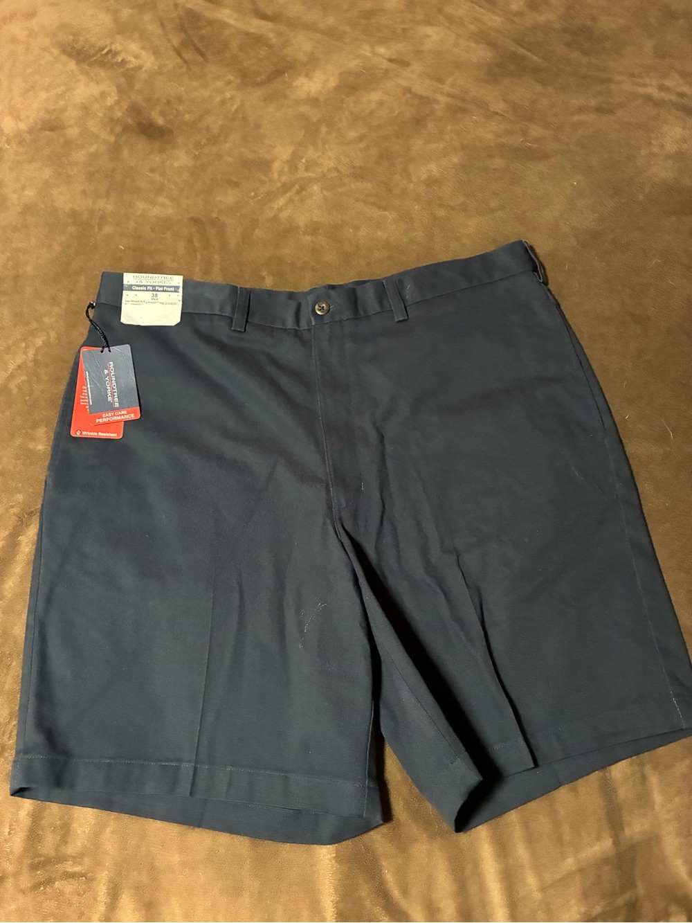 NWT Men's Navy Performance Shorts size 38